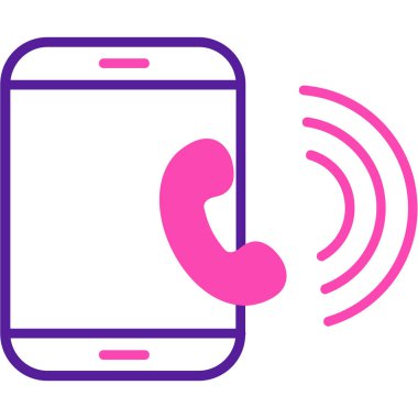 çağrı simgesi, vektör illüstrasyonu