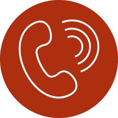 Çağrı merkezi ikon vektör illüstrasyonu