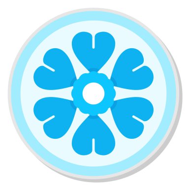  Merkezi Diatom Ağı simgesi, vektör illüstrasyonu