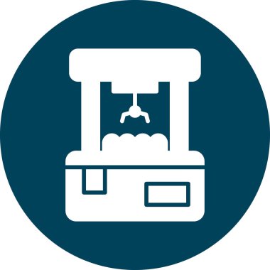 Bir inşaat makinesinin simgesi