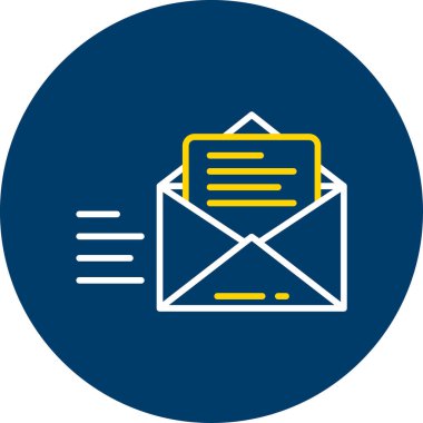 E-posta. Web simgesi basit tasarım