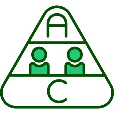 İnsan simgesinin vektör illüstrasyonu