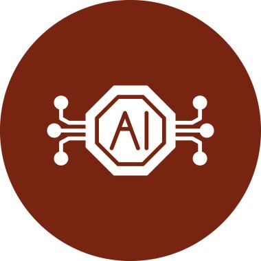 Modern bir simgenin vektör illüstrasyonu