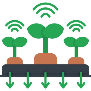 Yeşil ve beyaz arkaplanın vektör çizimi