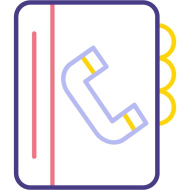 kitap simgesi vektör illüstrasyonu