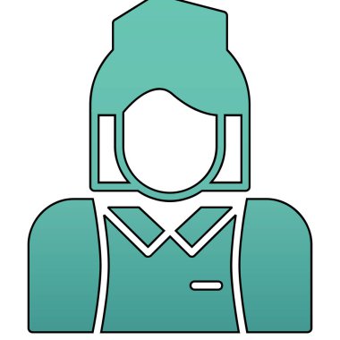 Maskeli bir adamın vektör çizimi