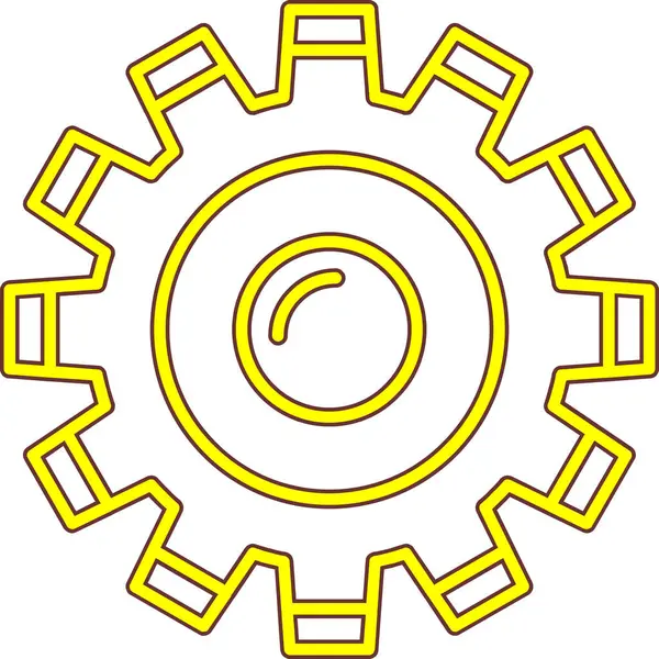 dişli dişli ayarları simgesi - taslak biçimi