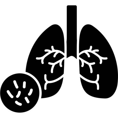 akciğer simgesi, vektör biçimi