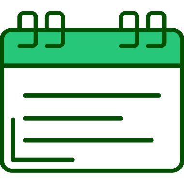 Takvim. Web simgesi basit illüstrasyon