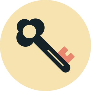 anahtar ağ simgesi, vektör illüstrasyonu