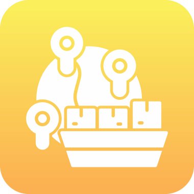 Robot simgesinin vektör illüstrasyonu