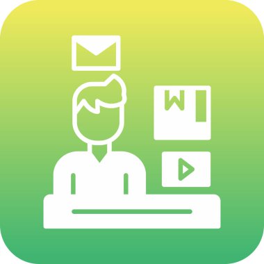 seo modern simgesinin vektör illüstrasyonu