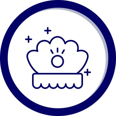 Bulut simgesi vektör illüstrasyonu