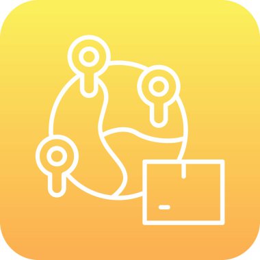 seo modern simgesinin vektör illüstrasyonu