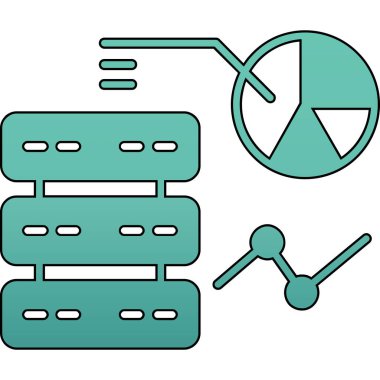 Seo modern simgesinin vektör illüstrasyonu, teknoloji kavramı