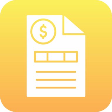 Dolar simgesi vektör illüstrasyonu