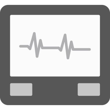 kalp atışı simgesi, basit tasarım