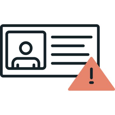 Kolayca değiştirebilen veya düzenleyebilen Düz vektör simgesi hatası