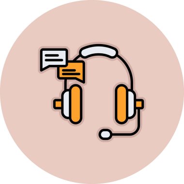 Modern bir müzik simgesinin vektör çizimi