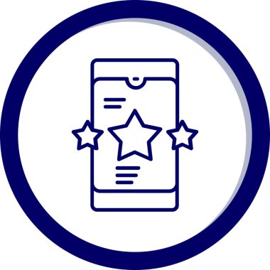 yıldız simgesi, vektör çizimi