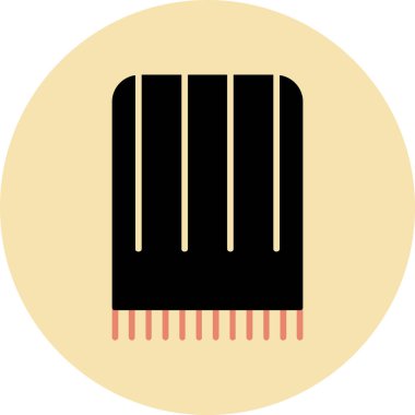 Modern ikon vektör illüstrasyonu, yaz tatili