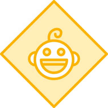 maymun ikon vektör illüstrasyonu