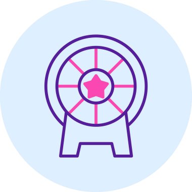 Hedef. Web simgesi basit illüstrasyon