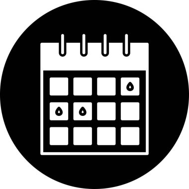 Takvim simgesi illüstrasyon tasarımı