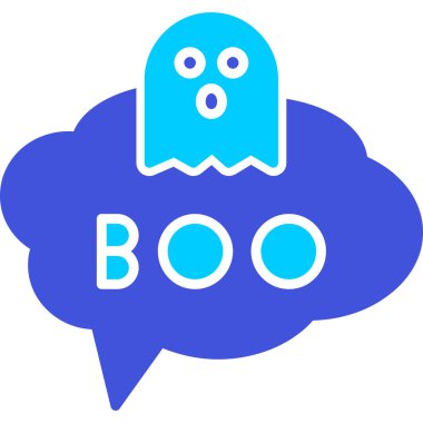 Cadılar Bayramı ghost ile konuşma balonu