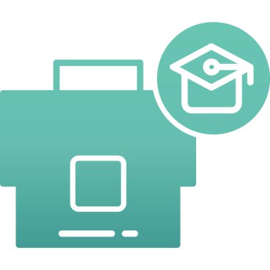 Modern eğitim ikonunun vektör illüstrasyonu