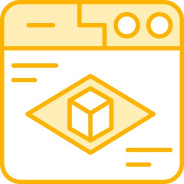 paket paket simgesi doldurulmuş taslak biçimi