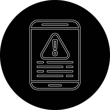 vektör Uyarı simgesi illüstrasyonu