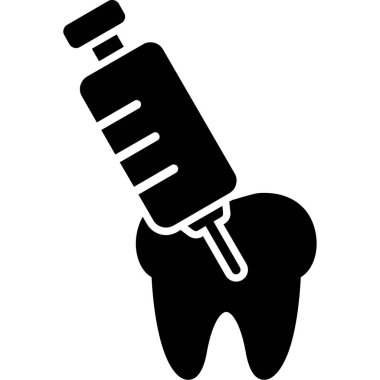 Tıbbi bir simgenin vektör illüstrasyonu