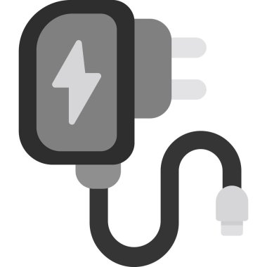 elektrik dolgu vektörü simgesi