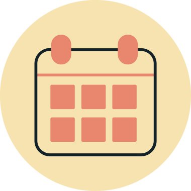 tarih vektör simgesi modern illüstrasyon