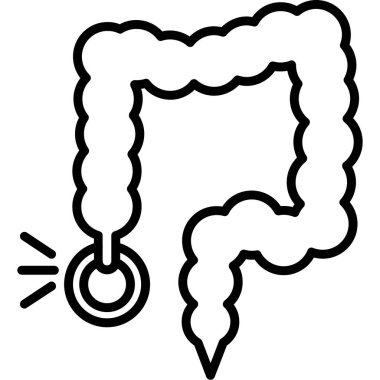 İp. Web simgesi basit illüstrasyon