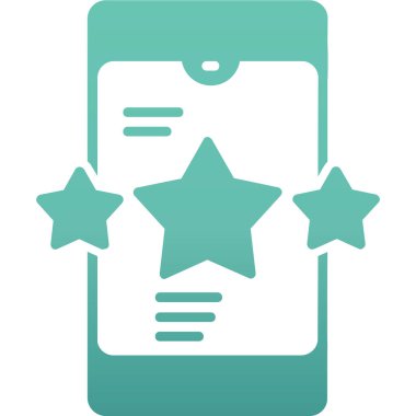 Yıldız. Web simgesi vektör illüstrasyonu