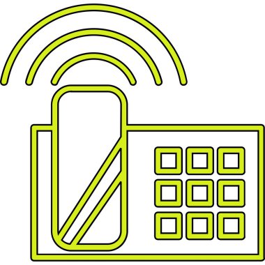 Cep telefonu vektör çizimi