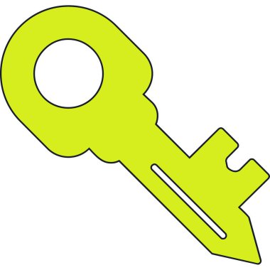 Anahtar. Web simgesi basit tasarım