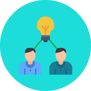 iş fikri simgesi vektör illüstrasyonu