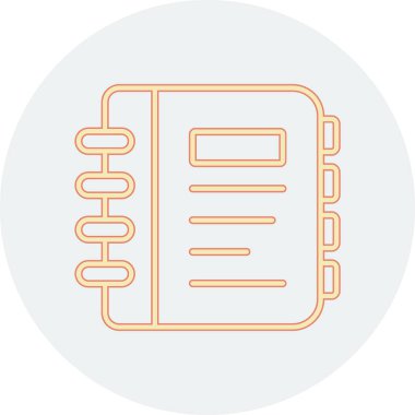 belge simgesi vektör illüstrasyonu