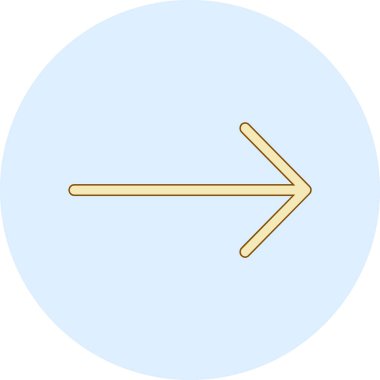 ok simgesi vektör illüstrasyonu