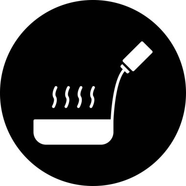 modayla izole edilmiş arkaplanda duman simgesi