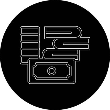 Para çantasını vektör çizim