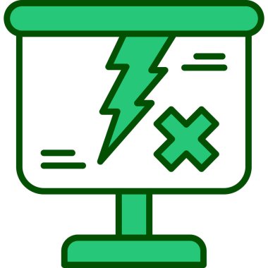 Batarya şarj ikonu. Ana akü şarj vektör rengi düz izole