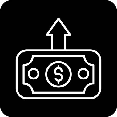 Dolar simgesi vektör illüstrasyonu