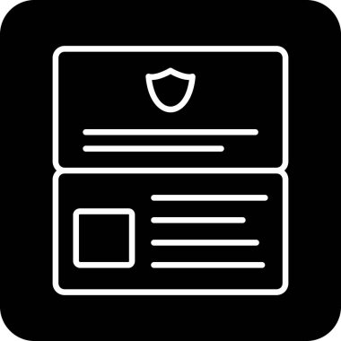 Dizinin vektör simgesi çizimi