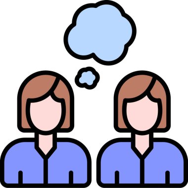 Avatar çift insan simgesi