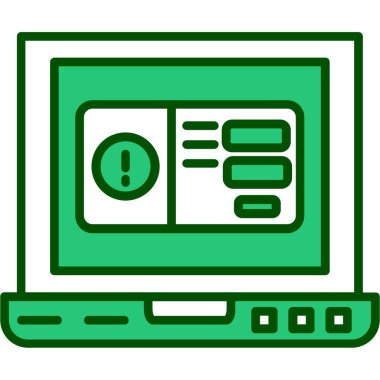 bilgisayar simgesi vektör illüstrasyonu