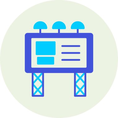 Modern simgenin vektör illüstrasyonu